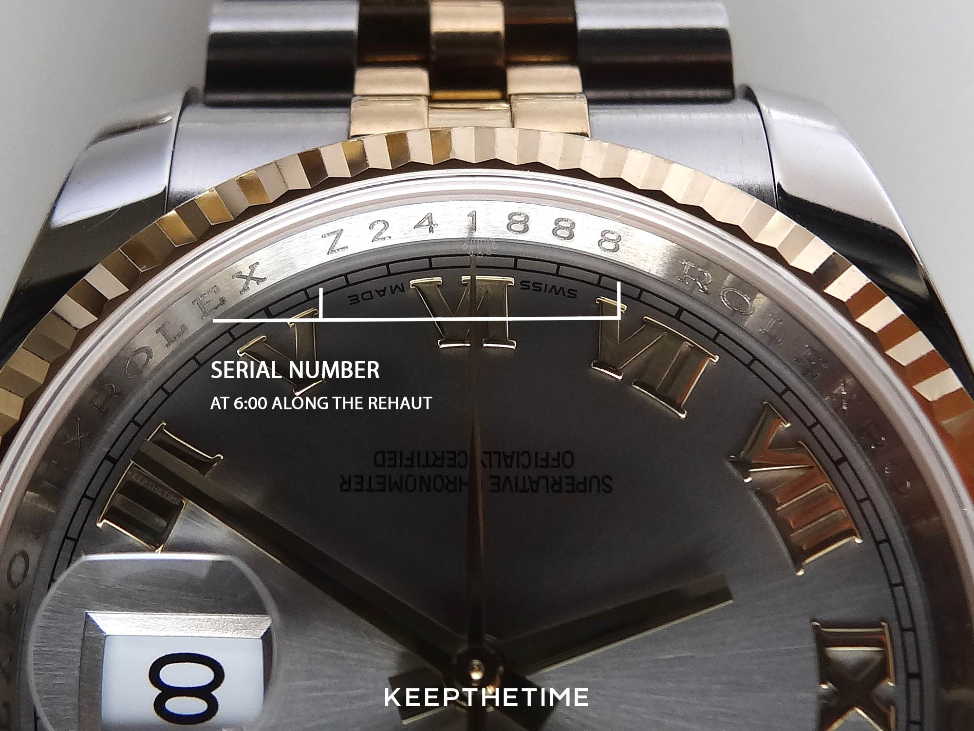 rolex oyster perpetual serial number